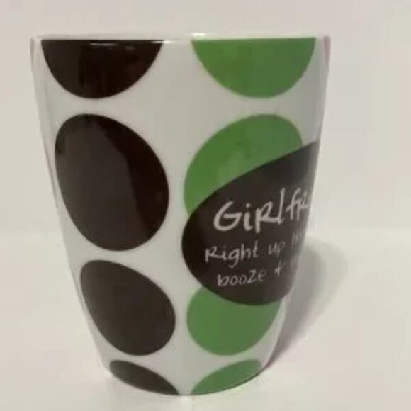 GIRLFRIENDS Right Up there With Booze and Shopping Mug and Socks GIFT SET - Picture 7 of 13